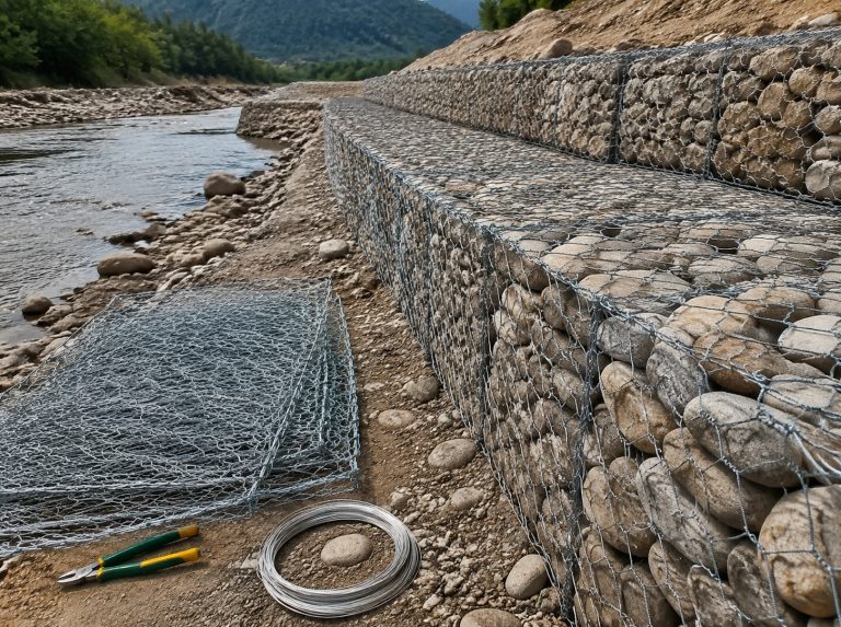 南木林县河道边坡石笼网